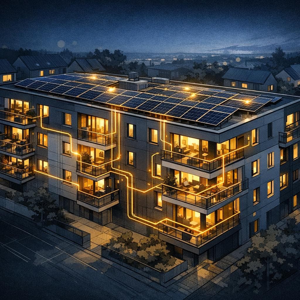 Visualisierung Zielgruppe: Mieterstrom für MFH